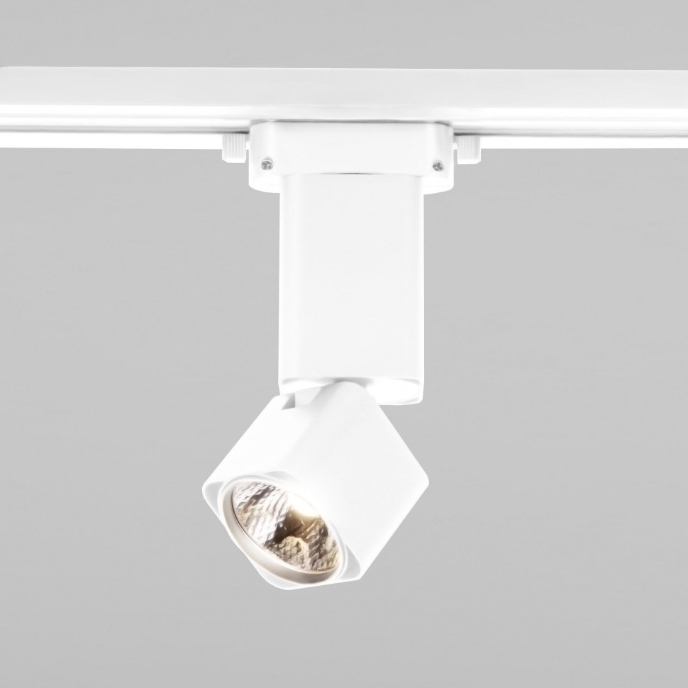 Трековый светильник для однофазного шинопровода Cubus чёрный матовый 10 Вт 4200K 85516/01 фото 1 — Multielectrika