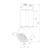 Трековый светильник для однофазного шинопровода Cubus чёрный матовый 10 Вт 4200K 85516/01 фото 28 &mdash; Multielectrika