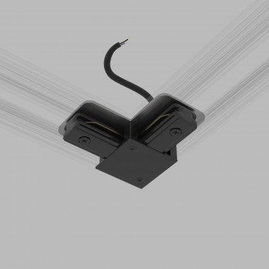 Соединитель электрический коннектор угловой с вводом питания для однофазного шинопровода 85012/00 — Multielectrika