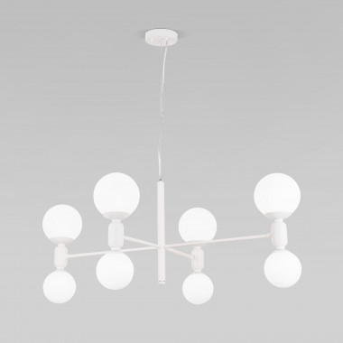 Умная подвесная люстра с плафонами 30182/8 белый — Multielectrika