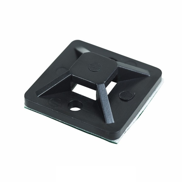 Площадка самоклеящаяся Rexant 25х25 мм, черная, упаковка 100 шт. фото 1 — Multielectrika