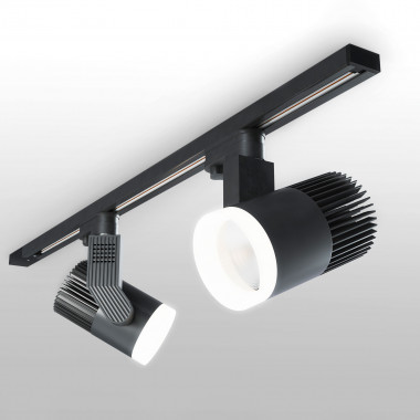 Трековый светодиодный светильник для однофазного шинопровода Accord черный 20W 4200K (1 шт.) LTB36 — Multielectrika