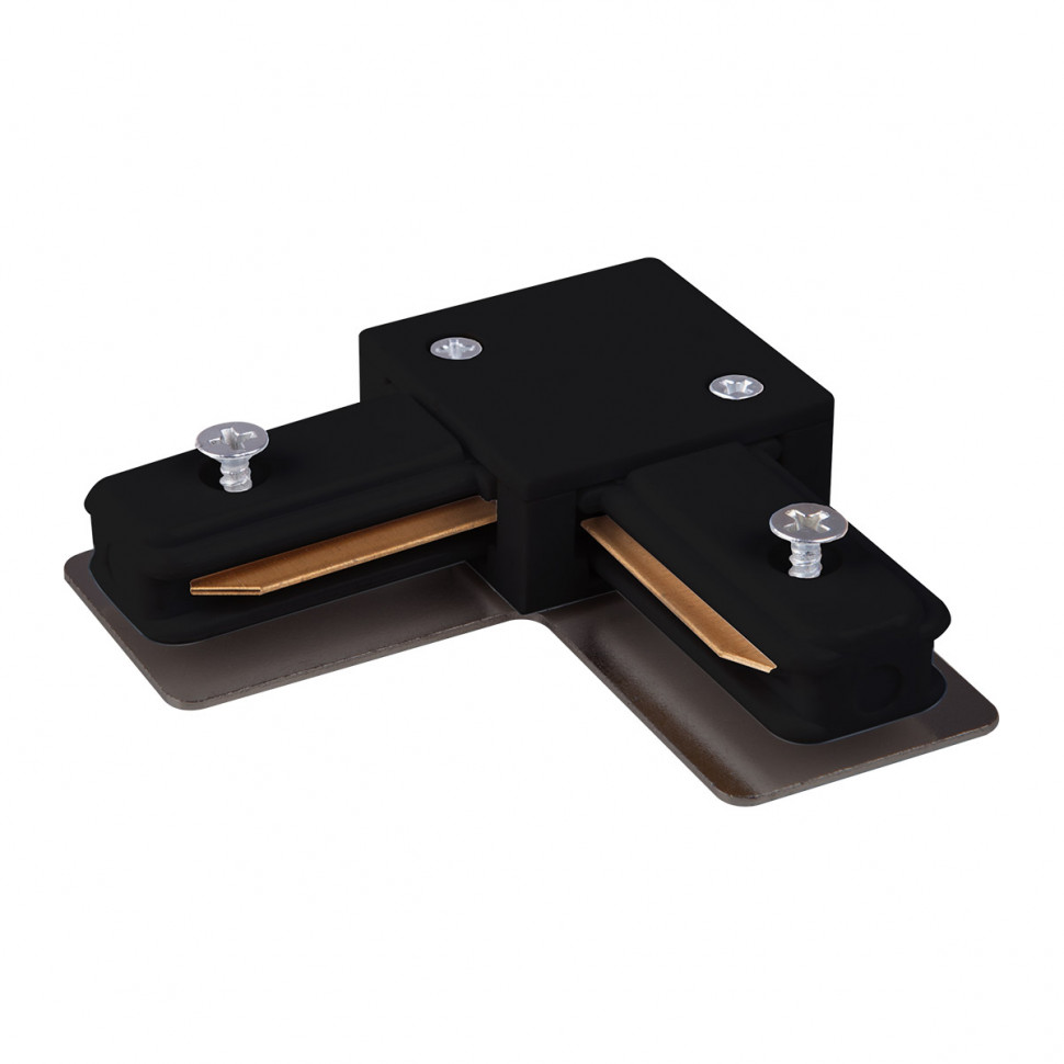 Коннектор угловой для однофазного шинопровода черный TRC-1-1-L-BK фото 1 — Multielectrika