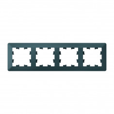 Рамка на 4 поста Systeme Electric AtlasDesign Air изумруд &mdash; Multielectrika