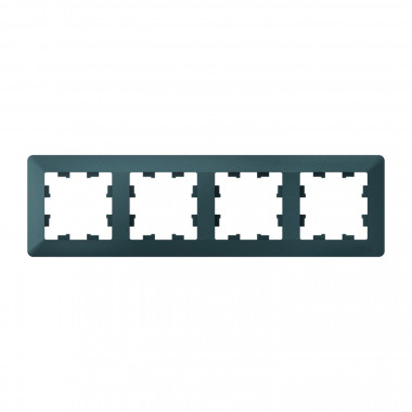 Рамка на 4 поста Systeme Electric AtlasDesign Air изумруд — Multielectrika