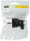 Вилка разборная IEK ВПу11-02-Ст угловая с з/к 16А черная фото 5 — Multielectrika