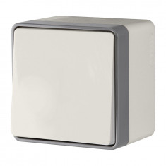 Выключатель одноклавишный влагозащищенный Gallant (слоновая кость) WL15-01-02 &mdash; Multielectrika