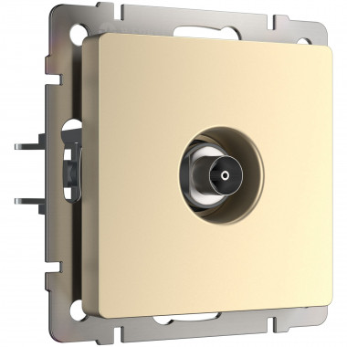 ТВ-розетка оконечная (шампань) W1183011 — Multielectrika