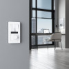 Выключатель двухклавишный (белый акрил) W1120041 фото 3 &mdash; Multielectrika