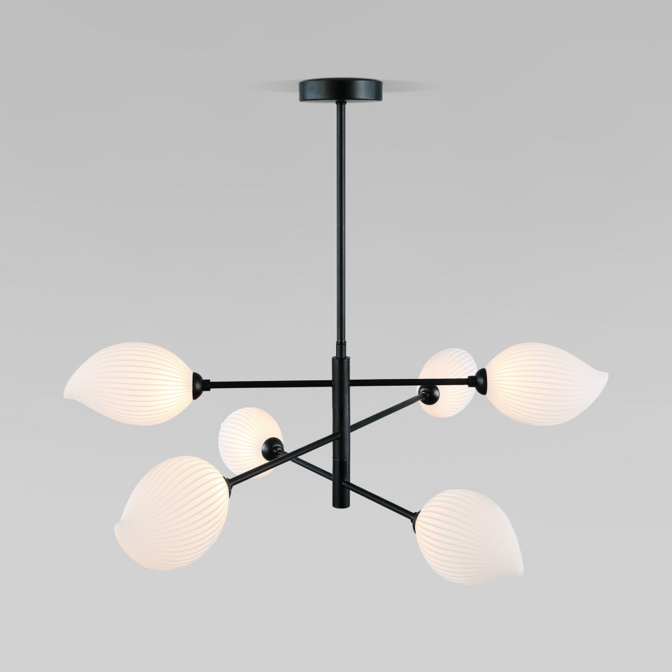 Потолочный светильник 30189/6 черный фото 1 &mdash; Multielectrika