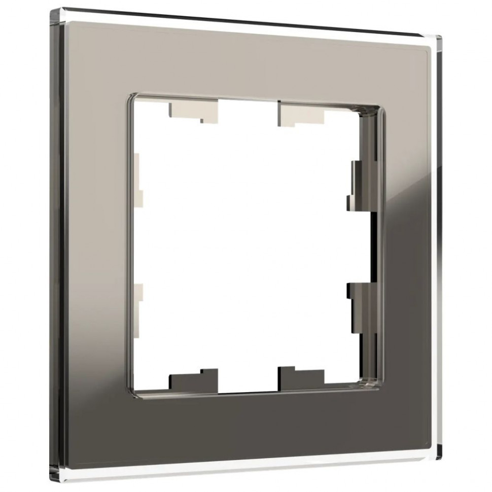 Рамка на 1 пост IEK Brite РУ-1-2-БрД стекло дымчатый фото 1 — Multielectrika