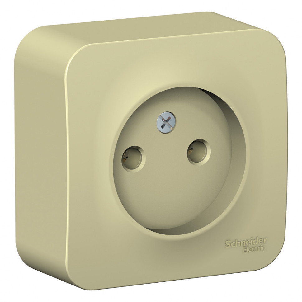 Розетка силовая Systeme Electric Blanca без заземления, бежевая 16А фото 1 — Multielectrika