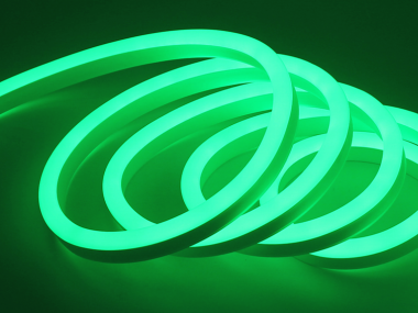 NE-2180-220-6-G-65, неоновая лента 220В, SMD2835, 120 led/m,  6W/m, зеленая — Multielectrika