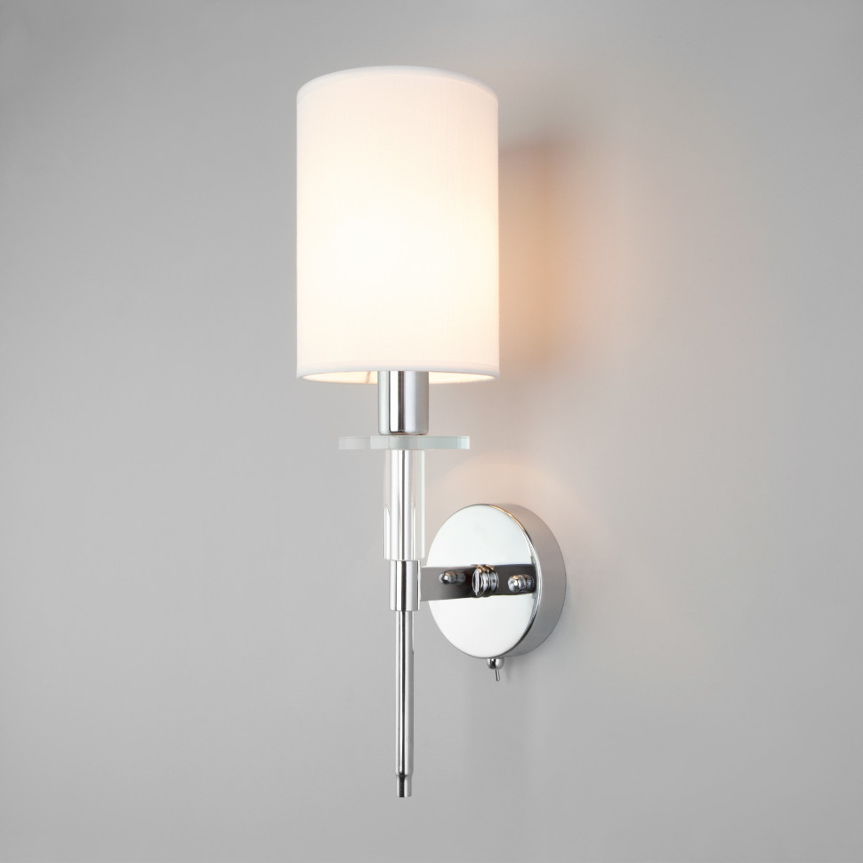 Классический настенный светильник 60132/1 хром фото 1 — Multielectrika