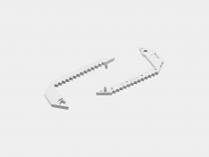 Заглушки для  Design LED STEP 3819B (комплект, 2 шт) &mdash; Multielectrika