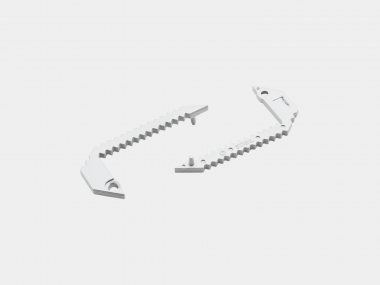 Заглушки для  Design LED STEP 3819B (комплект, 2 шт) &mdash; Multielectrika