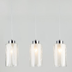 Светильник на подвесе с плафонами 50001/3 хром &mdash; Multielectrika