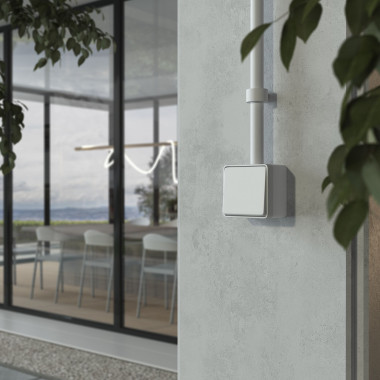 Выключатель одноклавишный влагозащищенный Gallant белый W5010201 &mdash; Multielectrika