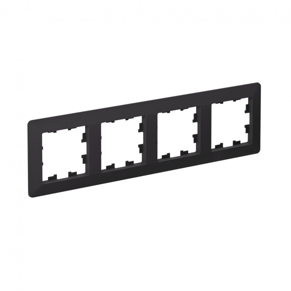 Рамка на 4 поста Systeme Electric AtlasDesign Air карбон фото 1 — Multielectrika