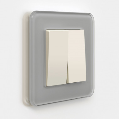 Выключатель двухклавишный проходной (айвори матовый) W1122062 &mdash; Multielectrika