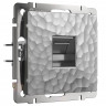 Розетка Ethernet RJ-45 (Hammer серебряный) W1281006