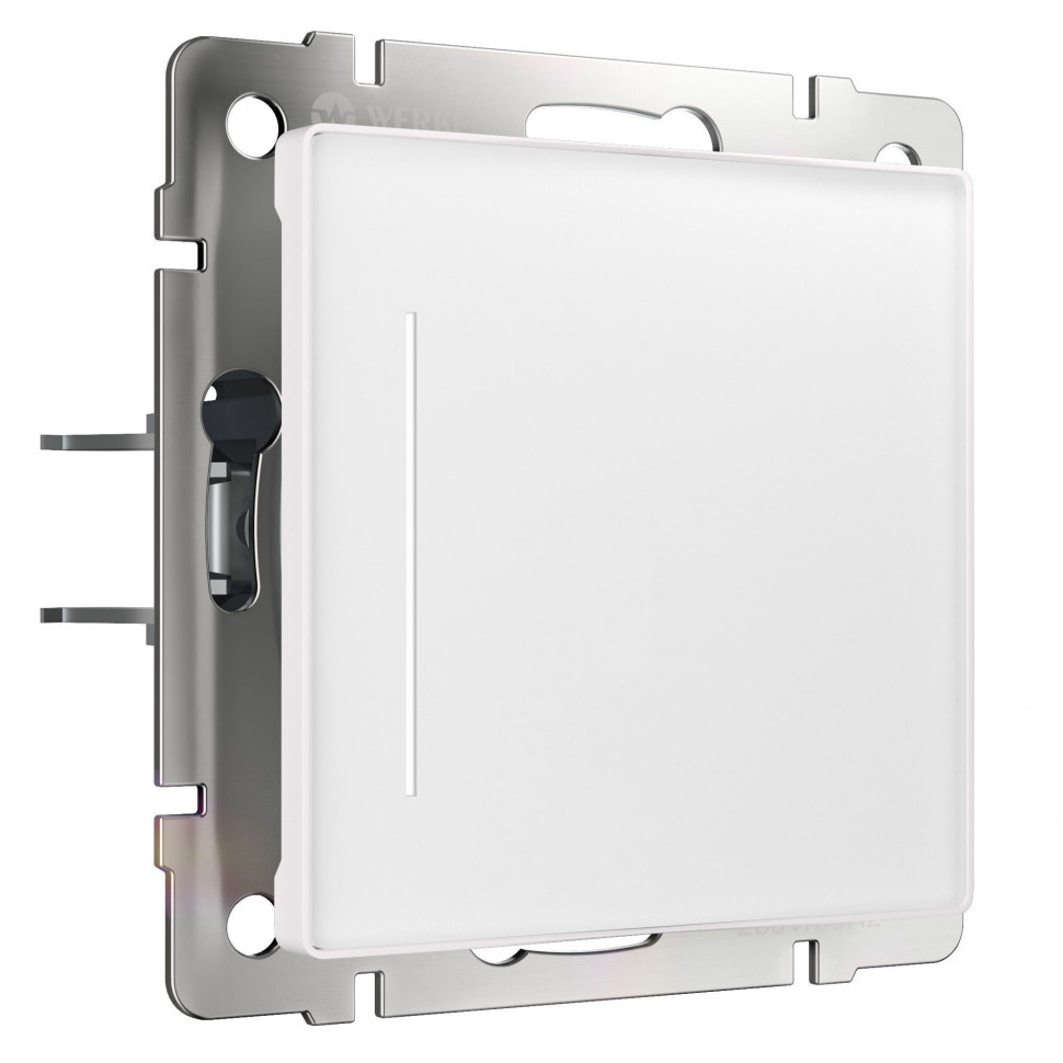 Умный сенсорный выключатель одноклавишный (белый) W4513001 фото 1 &mdash; Multielectrika