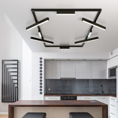 Трековый светодиодный светильник для однофазного шинопровода X-Line 20W 4200K черный матовый X-Line черный матовый 20W 4200K (LTB54) однофазный &mdash; Multielectrika