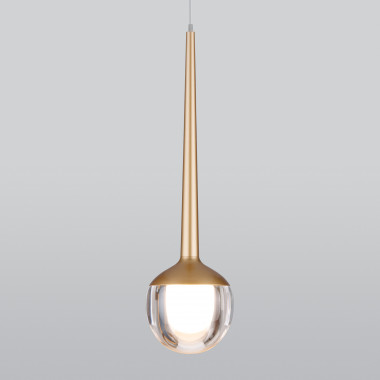Подвесной светодиодный светильник DLS028 6W 4200K золото — Multielectrika