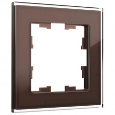 Рамка на 1 пост IEK Brite РУ-1-2-БрТБ стекло темная бронза &mdash; Multielectrika