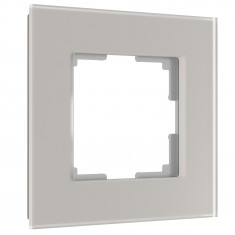 Рамка из стекла на 1 пост Senso дымчатый soft-touch W0013117 &mdash; Multielectrika