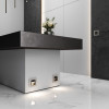Рамка из стекла на 1 пост Senso дымчатый soft-touch W0013117 фото 3 &mdash; Multielectrika