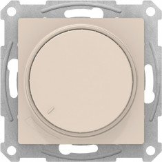 Светорегулятор поворотно-нажимной Schneider Electric Atlas Design 315 Вт, бежевый &mdash; Multielectrika