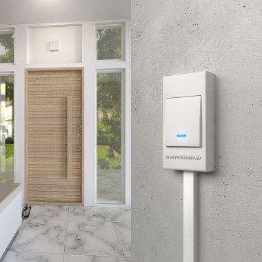 Звонок электромеханический 1M IP44 DBQ26M WM белый &mdash; Multielectrika