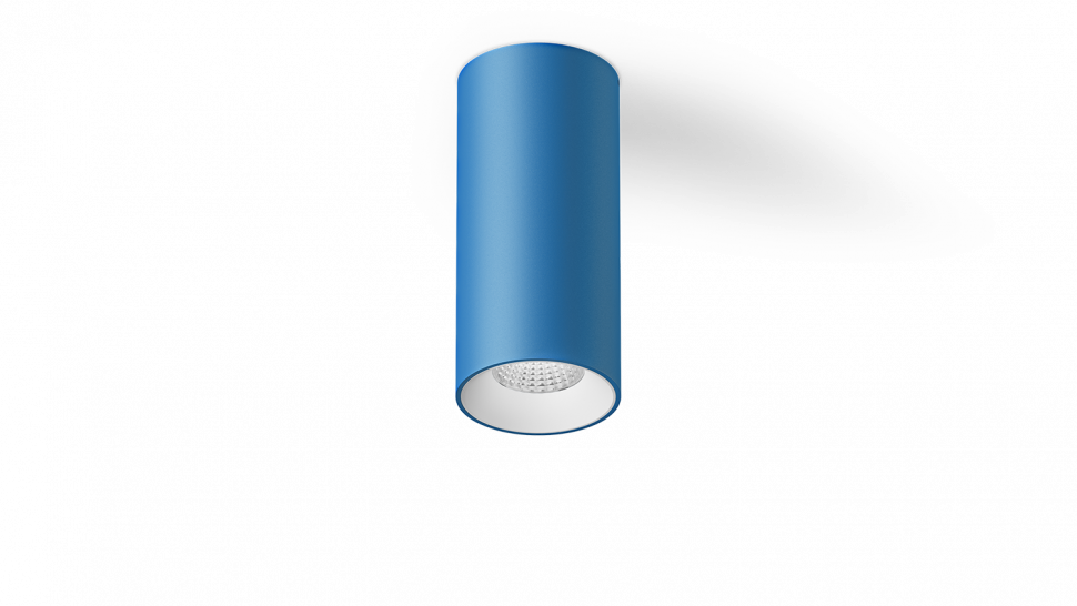 VL-BASE-LBU-WW База светильника VILLY, накладной 3000К Теплый белый, 15Вт, Голубой фото 1 — Multielectrika