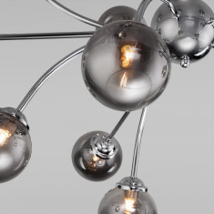 Потолочная люстра со стеклянными плафонами 30180 хром &mdash; Multielectrika