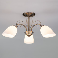 Люстра с плафонами 30107/3 античная бронза &mdash; Multielectrika
