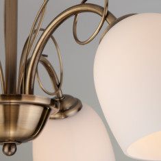 Люстра с плафонами 30107/3 античная бронза &mdash; Multielectrika