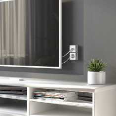 ТВ-розетка оконечная Gallant белая W5083001 &mdash; Multielectrika