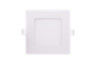 Ультратонкий встраиваемый LED светильник квадратный PL-S120-6-WW 6 Вт белый 2700K