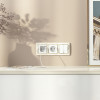 Рамка из поликарбоната на 3 поста Snabb слоновая кость/золото W0031932 фото 3 &mdash; Multielectrika