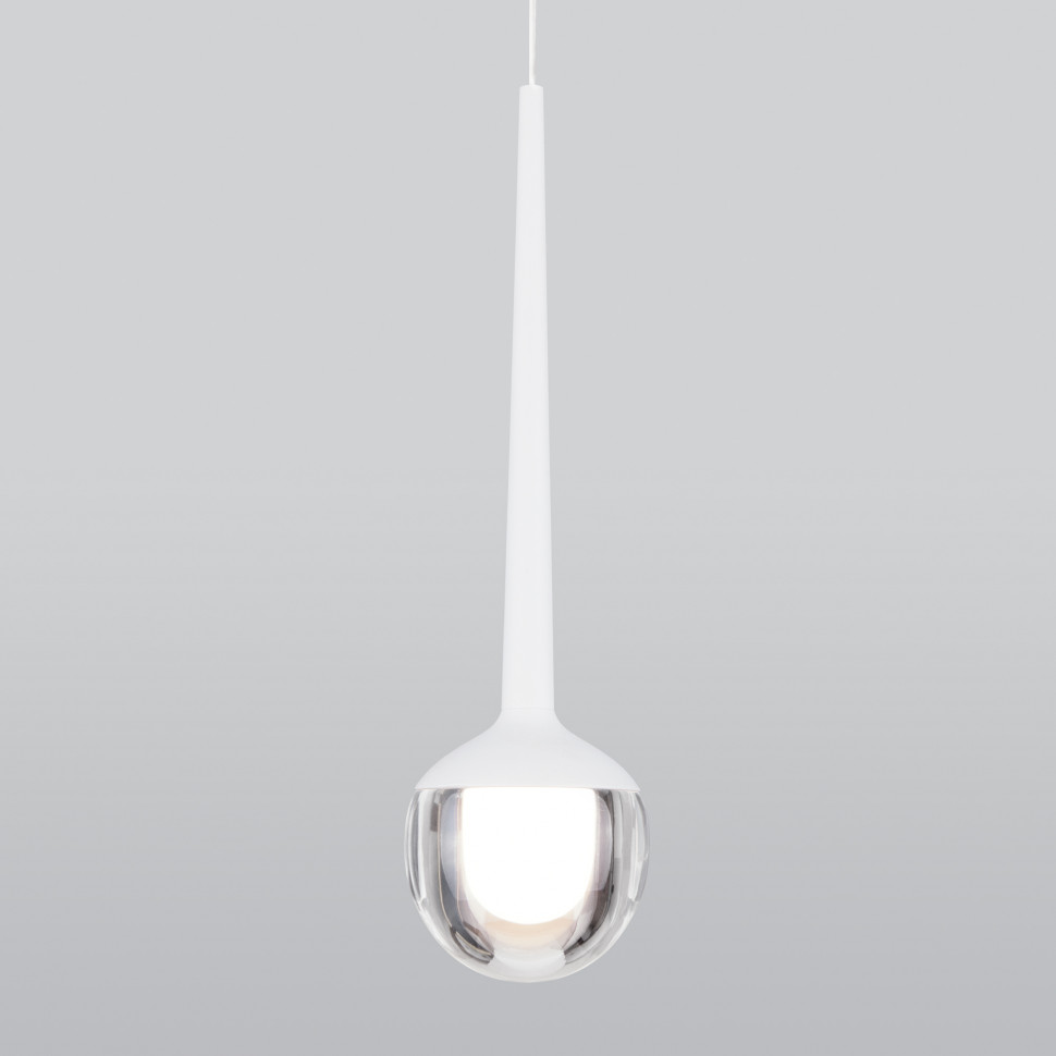 Подвесной светодиодный светильник DLS028 6W 4200K белый фото 1 — Multielectrika