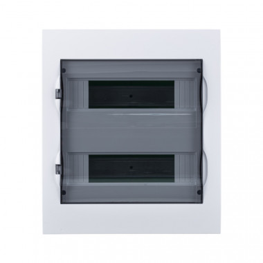 Корпус встраиваемый Systeme Electric City9 Box с прозрачной дверцей 2ряд/24мод — Multielectrika