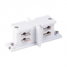 Коннектор прямой внутренний для трехфазного шинопровода белый TRC-1-3-II-WH &mdash; Multielectrika