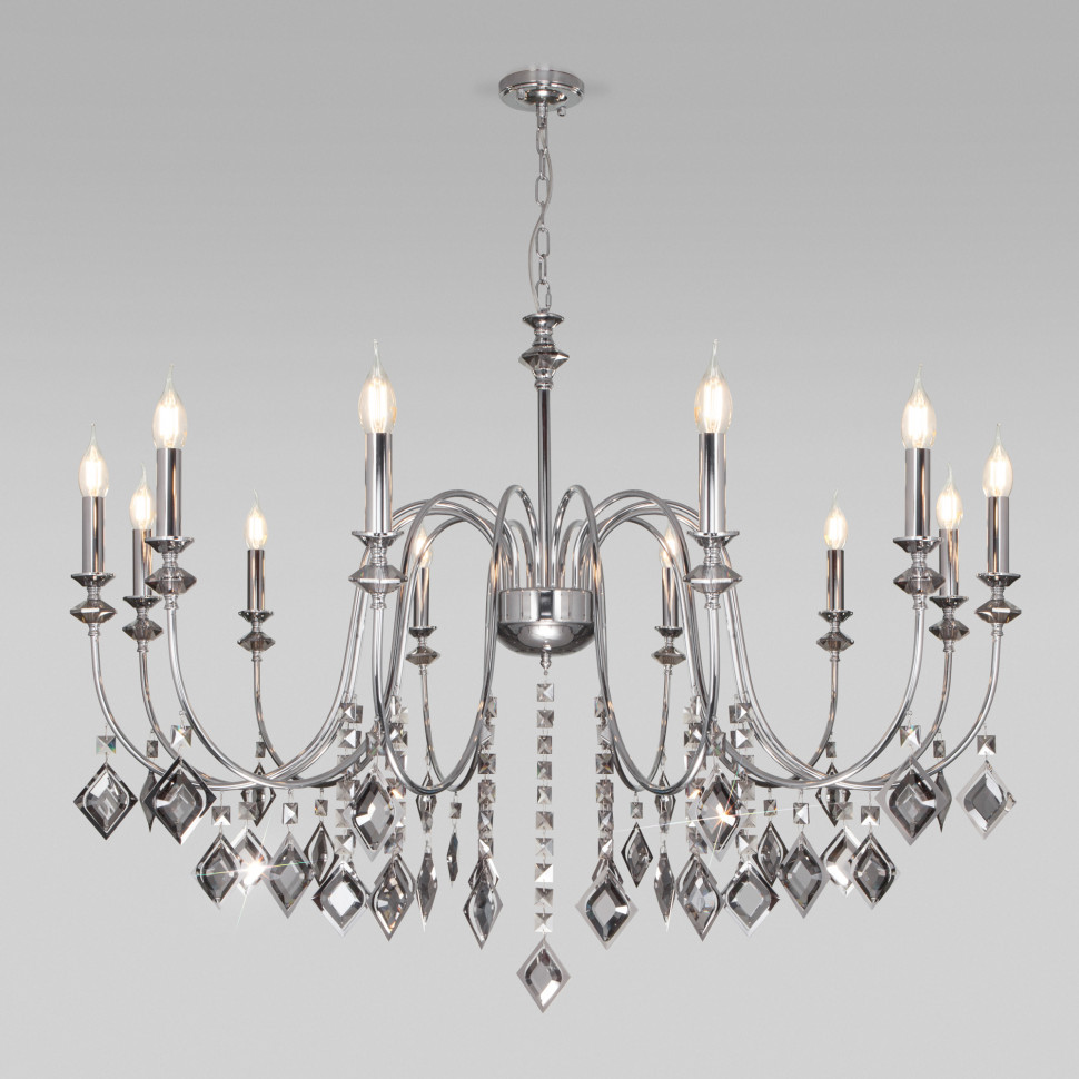 Умный подвесной светильник 10120/12 хром фото 1 — Multielectrika