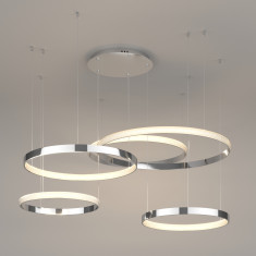 Умный подвесной светильник 90275/5 хром &mdash; Multielectrika