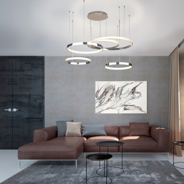 Умный подвесной светильник 90275/5 хром — Multielectrika