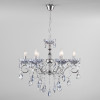 Подвесная люстра с хрусталем 10109/6 хром фото 1 — Multielectrika