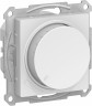 Светорегулятор поворотно-нажимной Schneider Electric Atlas Design 315 Вт, белый
