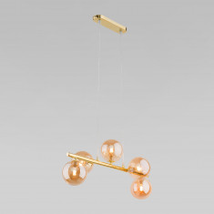 Подвесной светильник со стеклянными плафонами 4549 Estera Gold &mdash; Multielectrika