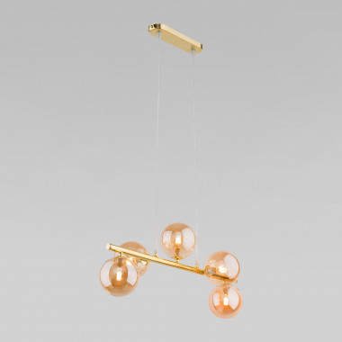 Подвесной светильник со стеклянными плафонами 4549 Estera Gold — Multielectrika